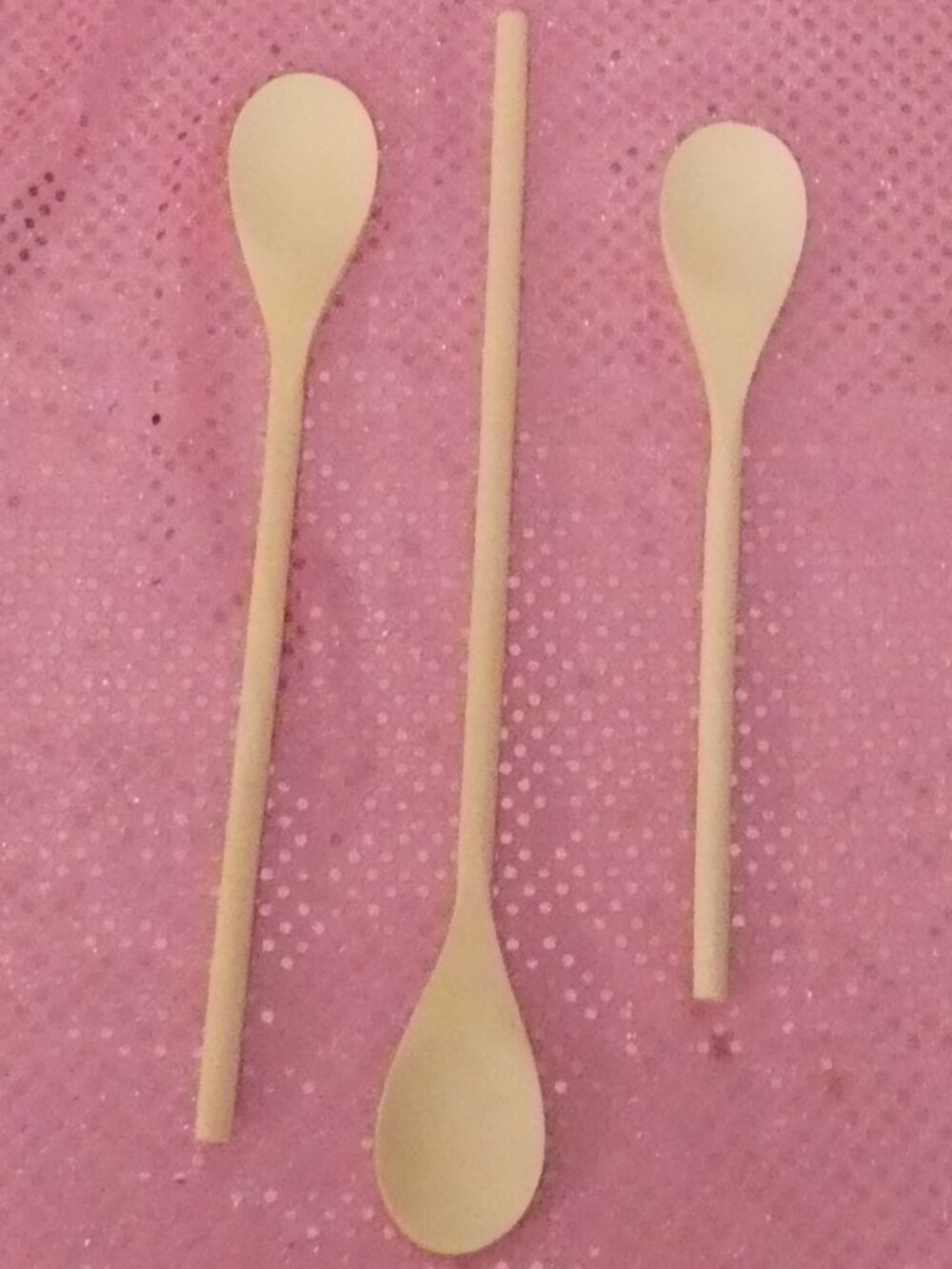 Bundle of 3 Classic Wooden Mixing Spoons - Multi Size Set